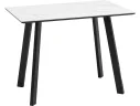 Стол обеденный STOOL GROUP Райли нераскладной 100/70/75 столешница МДФ/керамика Snow white, подстолье черный арт. 1183864602