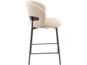Стул полубарный STOOL GROUP Блейз Букле капучино, каркас серо-коричневый арт. 5591618407