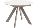 Стол STOOL GROUP Миндель круглый D100 керамика Белый глянец/Латте арт. 8858303401