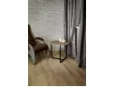 Стол журнальный Мебелик BeautyStyle 27 текстиль темный/черный арт. 8709464002