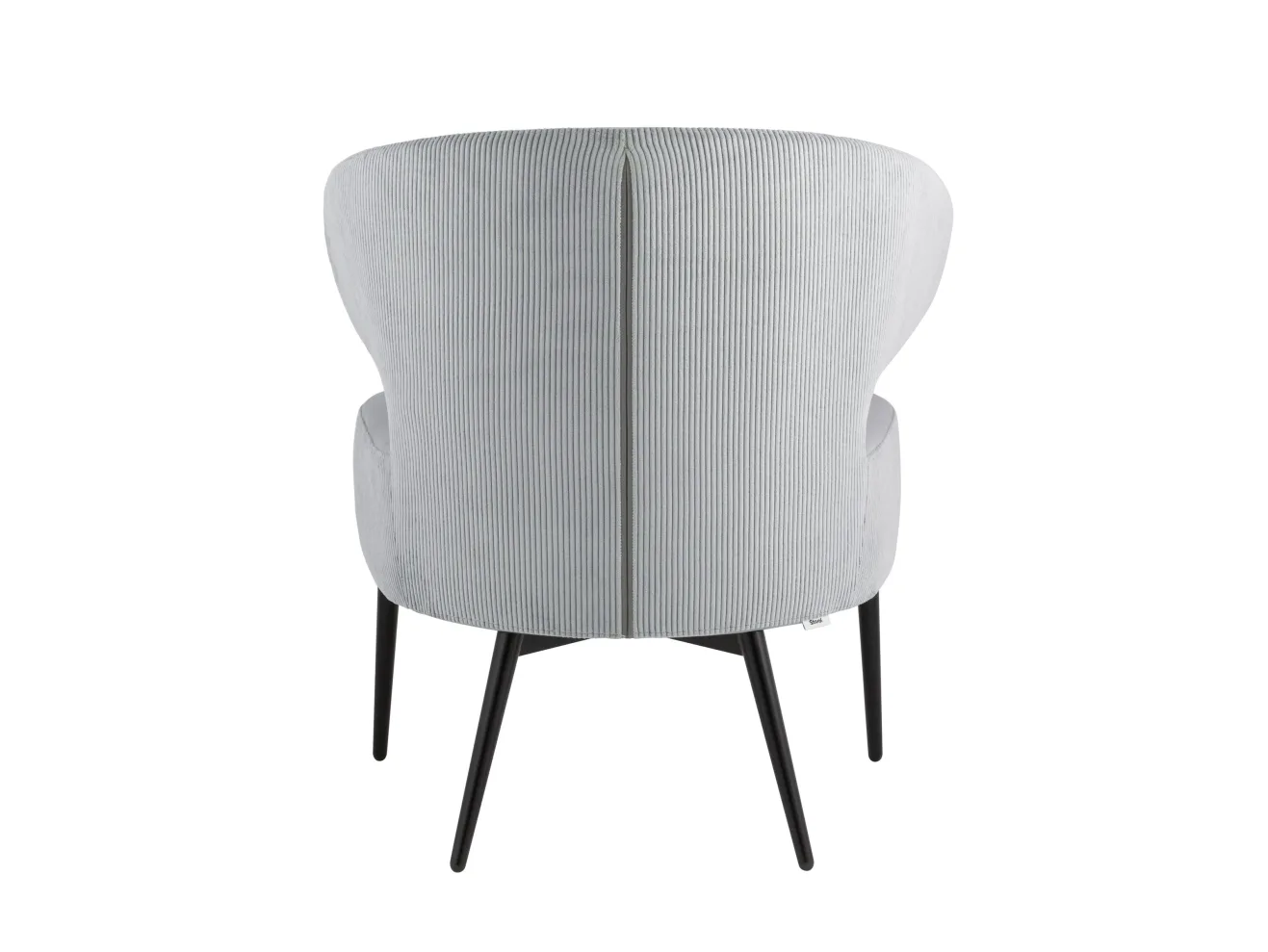 Кресло лаунж STOOL GROUP Royal Stripes Велюр серый арт. 1582617902