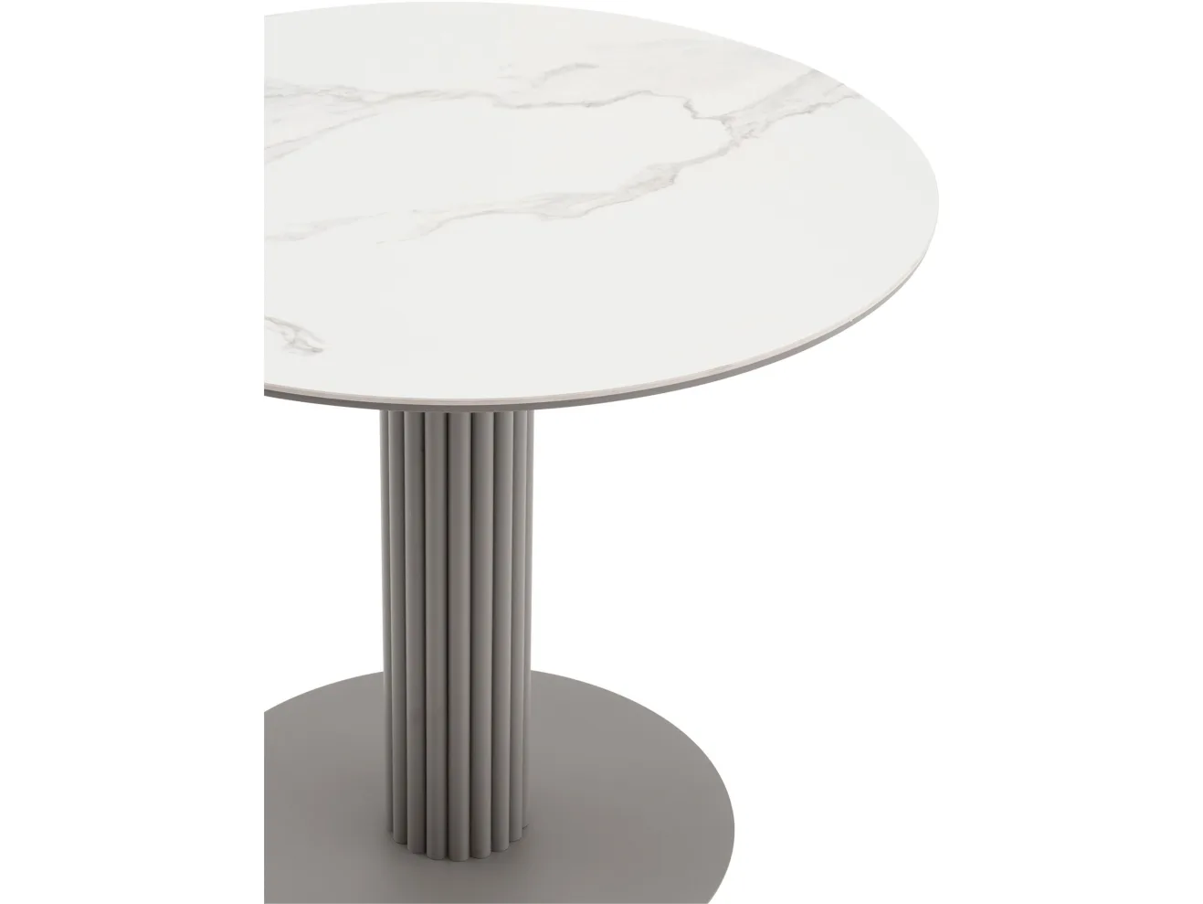 Стол STOOL GROUP Терралино круглый D90 керамика Белый/Латте арт. 5000420301