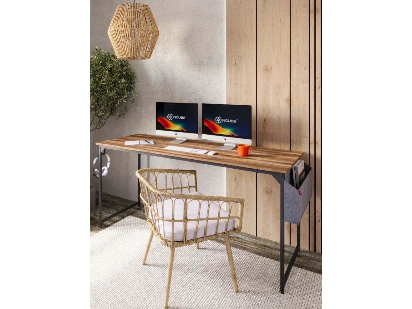 Письменный стол INCUBE D002.160.AMK Amber Oak арт. 5033471105