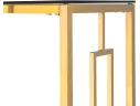 Консоль Stool Group БРУКЛИН 120х40 Стекло smoke/Сталь золото арт. 0190931901