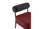 Кресло STOOL GROUP Ponpoun Темно-серый, бордо арт. 2206062203