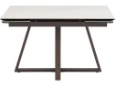 Стол обеденный STOOL GROUP Керас 120-180*80 Carmen light grey, подстолье коричневое арт. 3371808303