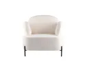 Кресло STOOL GROUP Кэнди с подлокотниками букле белый арт. 9444525506