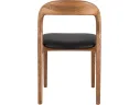 Стул STOOL GROUP Юки массив дуба Натуральная кожа черный/Коньяк арт. 4915531302