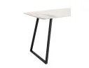Стол обеденный STOOL GROUP Vermont 140*80 Керамика светлая, ножки черные арт. 5221151102
