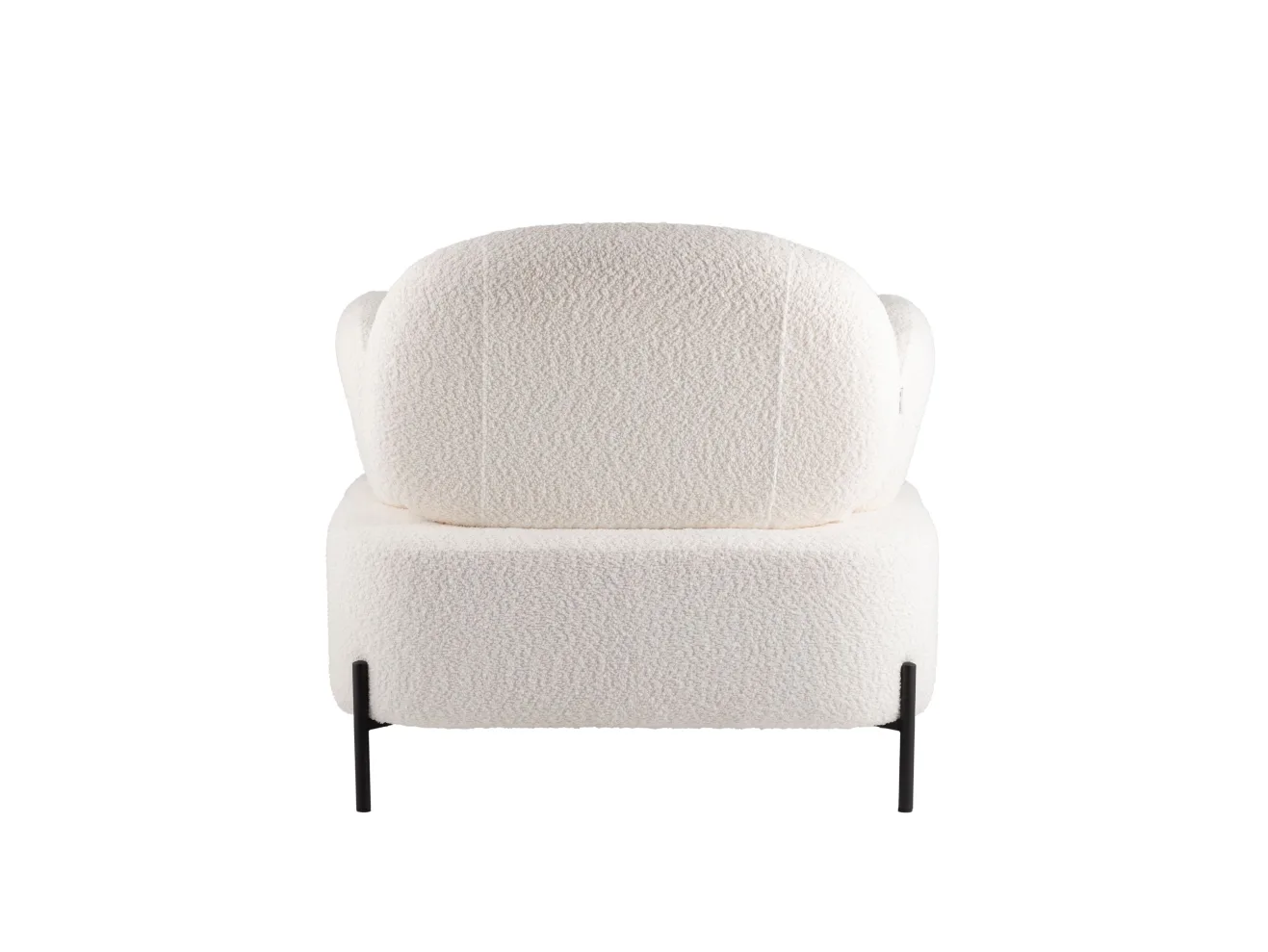Кресло STOOL GROUP Кэнди с подлокотниками букле белый арт. 9444525506