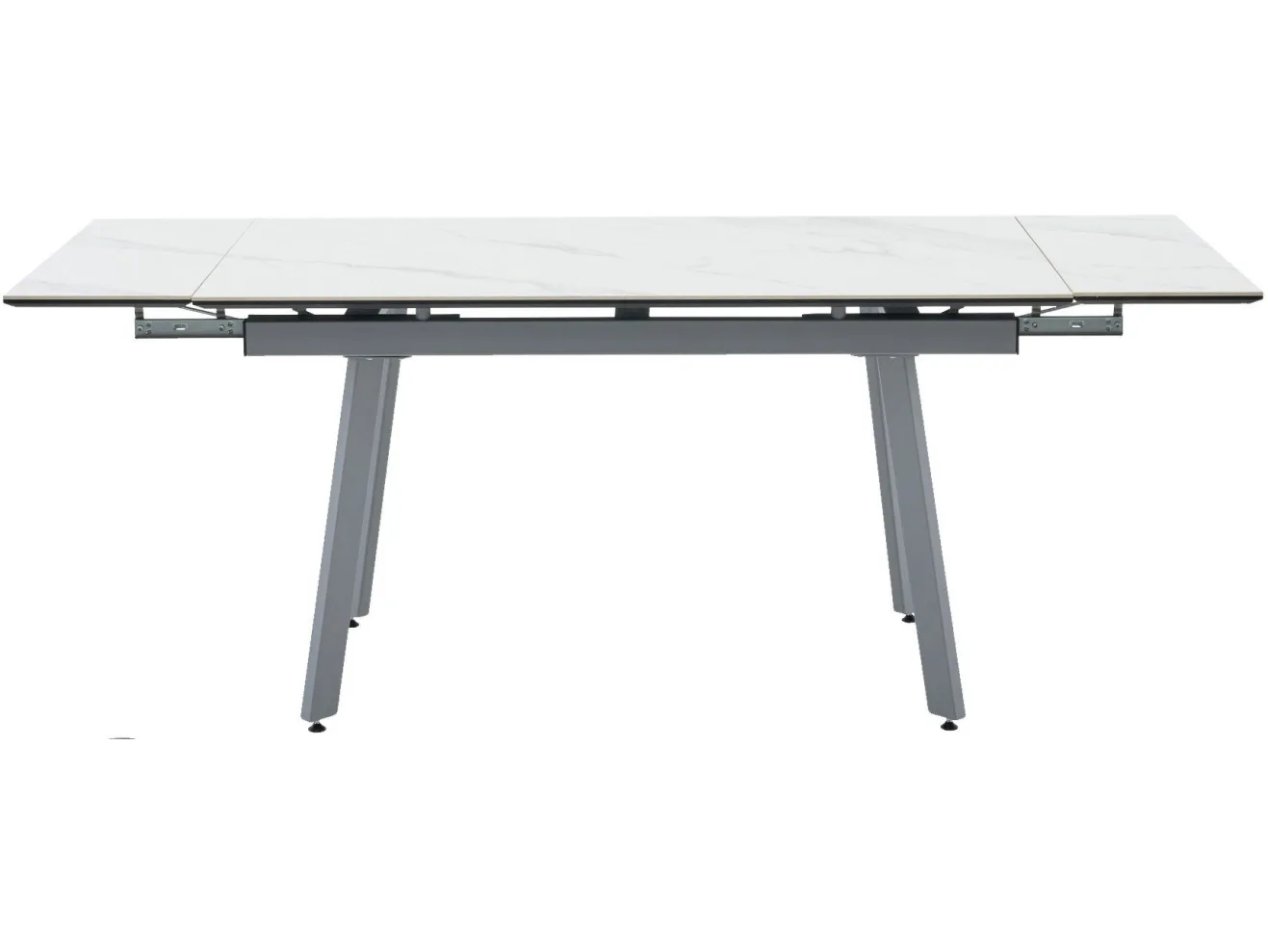 Стол обеденный STOOL GROUP Тайл 140-200*85 Snow white, подстолье серое арт. 8001422201
