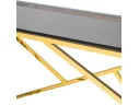 Консоль Stool Group АРТ ДЕКО 115х30 Стекло smoke/Сталь золото арт. 3299989503