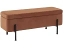 Банкетка STOOL GROUP Болейн с ящиком Велюр терракотовый, черные ножки арт. 2080726709