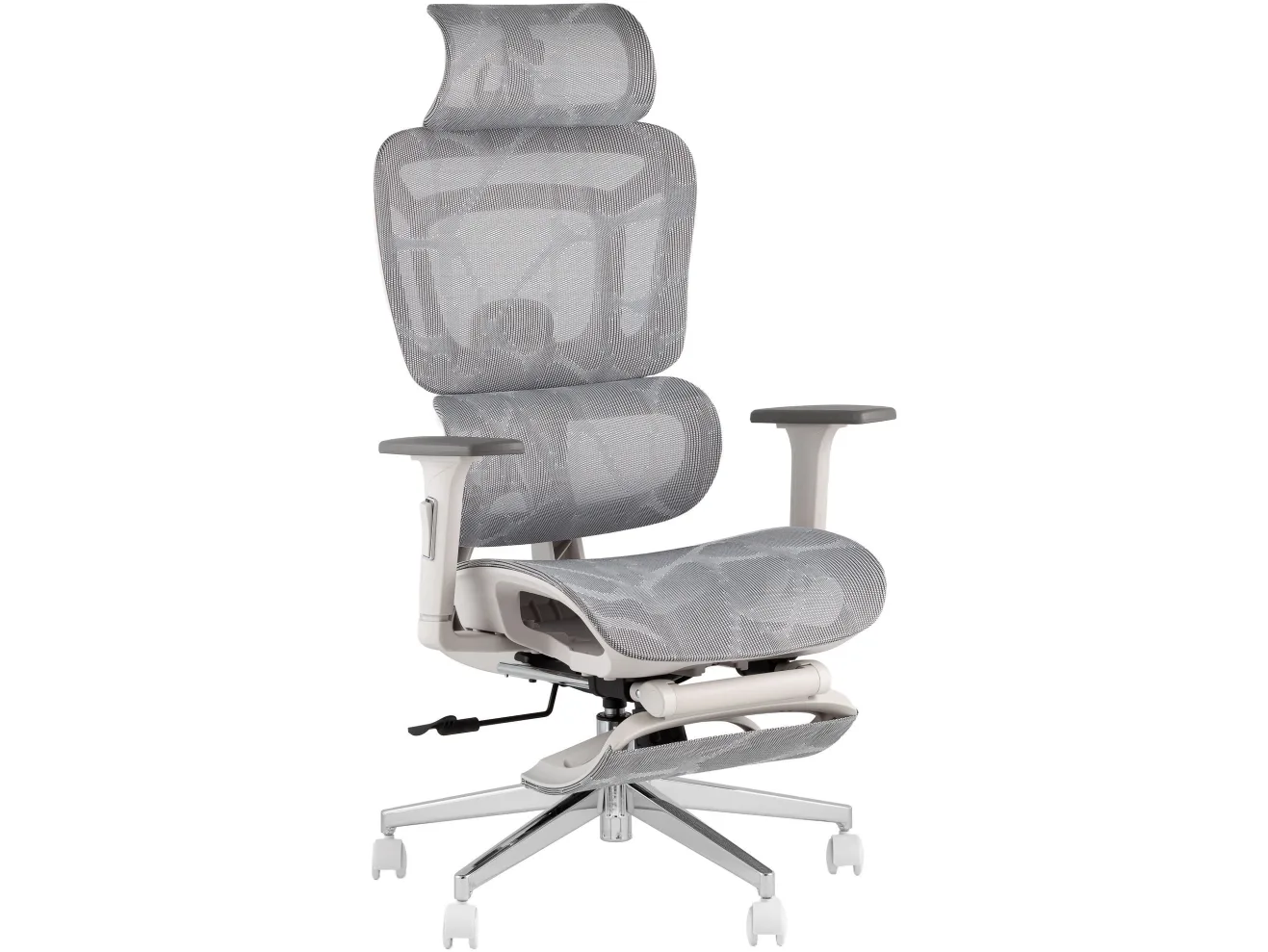 Кресло офисное STOOL GROUP TopChairs Nimbus Белая сетка, белый пластик арт. 5109421108
