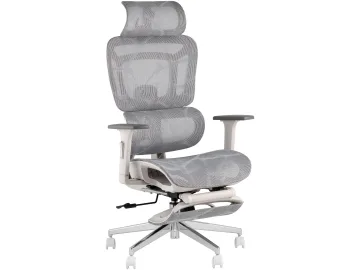 Кресло офисное STOOL GROUP TopChairs Nimbus Белая сетка, белый пластик