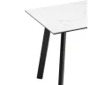Стол обеденный STOOL GROUP Райли нераскладной 100/70/75 столешница МДФ/керамика Snow white, подстолье черный арт. 1183864602
