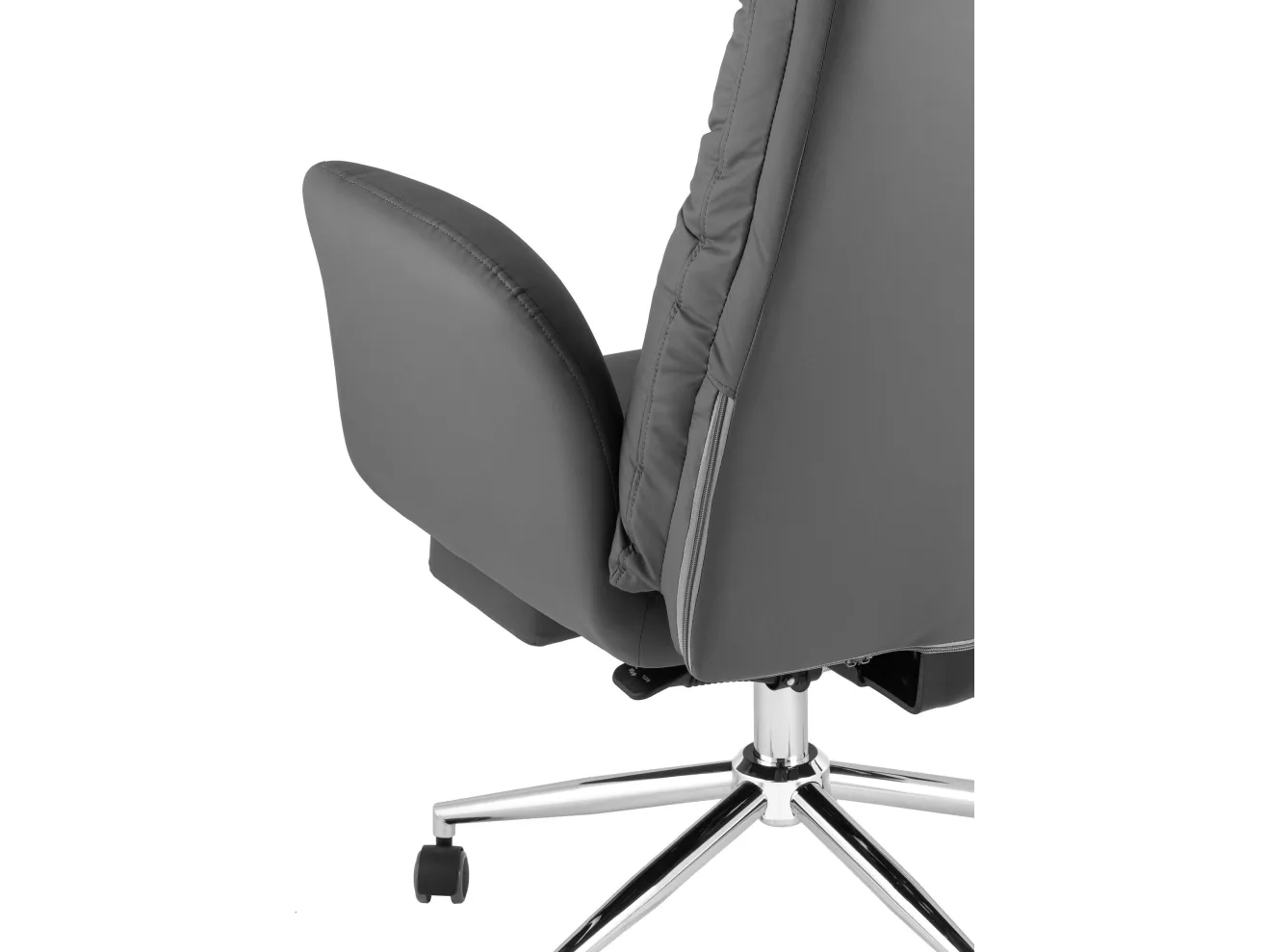 Кресло руководителя STOOL GROUP Solid NC с оттоманкой Серый арт. 5298896304