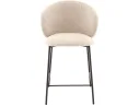 Стул полубарный STOOL GROUP Блейз Букле капучино, каркас серо-коричневый арт. 5591618407