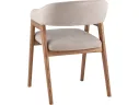 Стул STOOL GROUP Эйко массив дуба Велюр бежевый/Коньяк арт. 3438894606