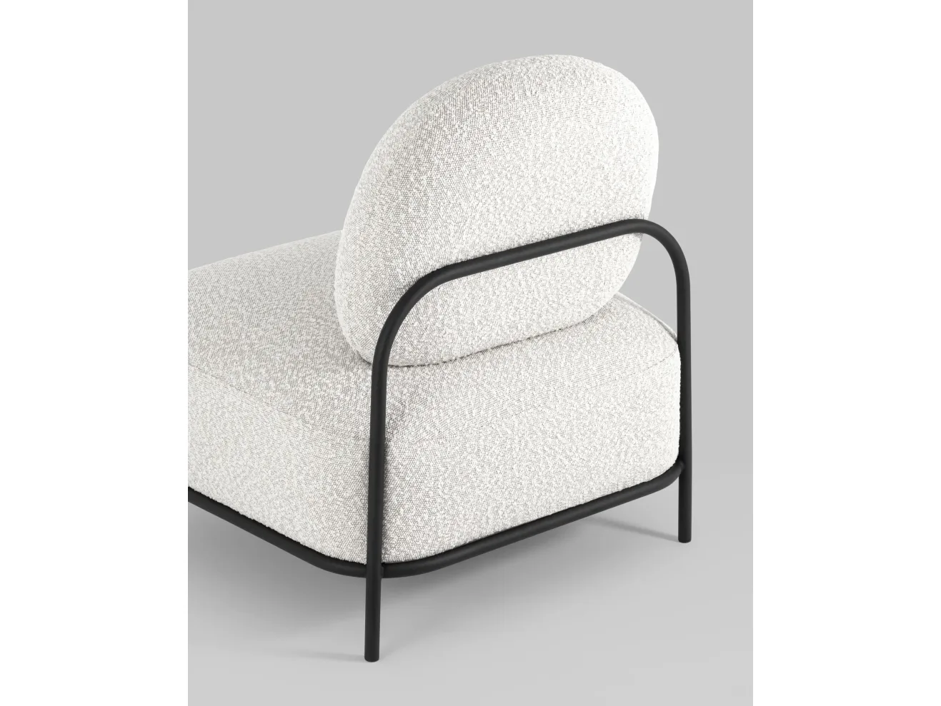 Кресло STOOL GROUP Стоун Ткань букле молочный арт. 3418551605