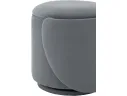 Пуф STOOL GROUP трансформер Таунсвилл вращающийся с ящиком Серый арт. 1508438401