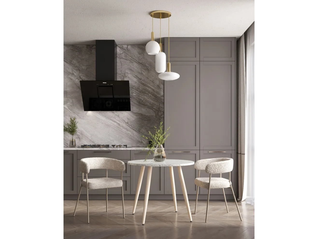 Стул обеденный STOOL GROUP Dambo Серый арт. 1449364701