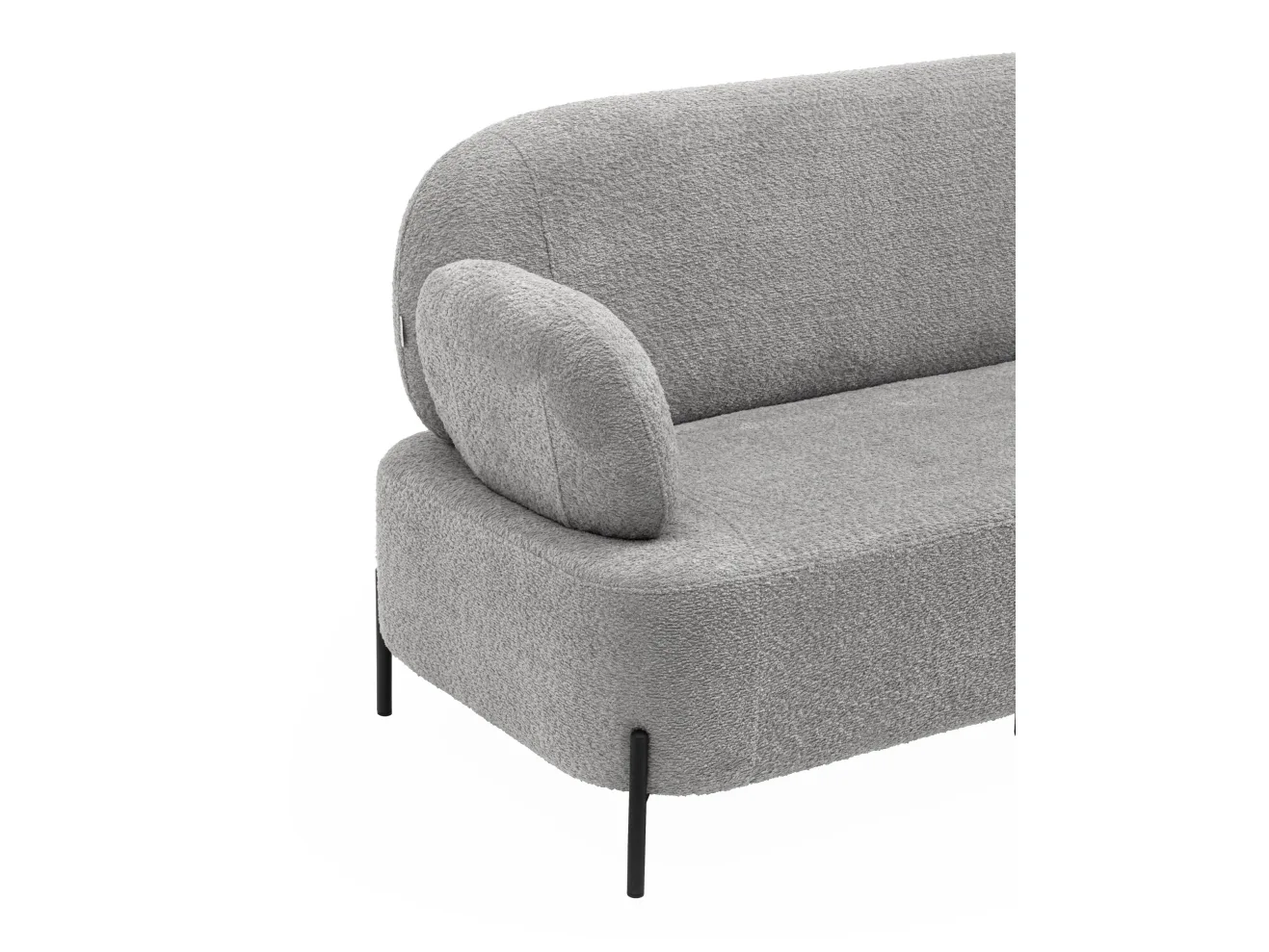 Диван STOOL GROUP Кэнди букле светло-серый арт. 7111963908