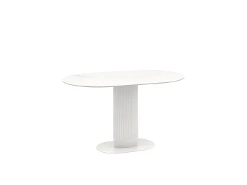 Стол обеденный STOOL GROUP Mystery 130*80 Белый, керамика