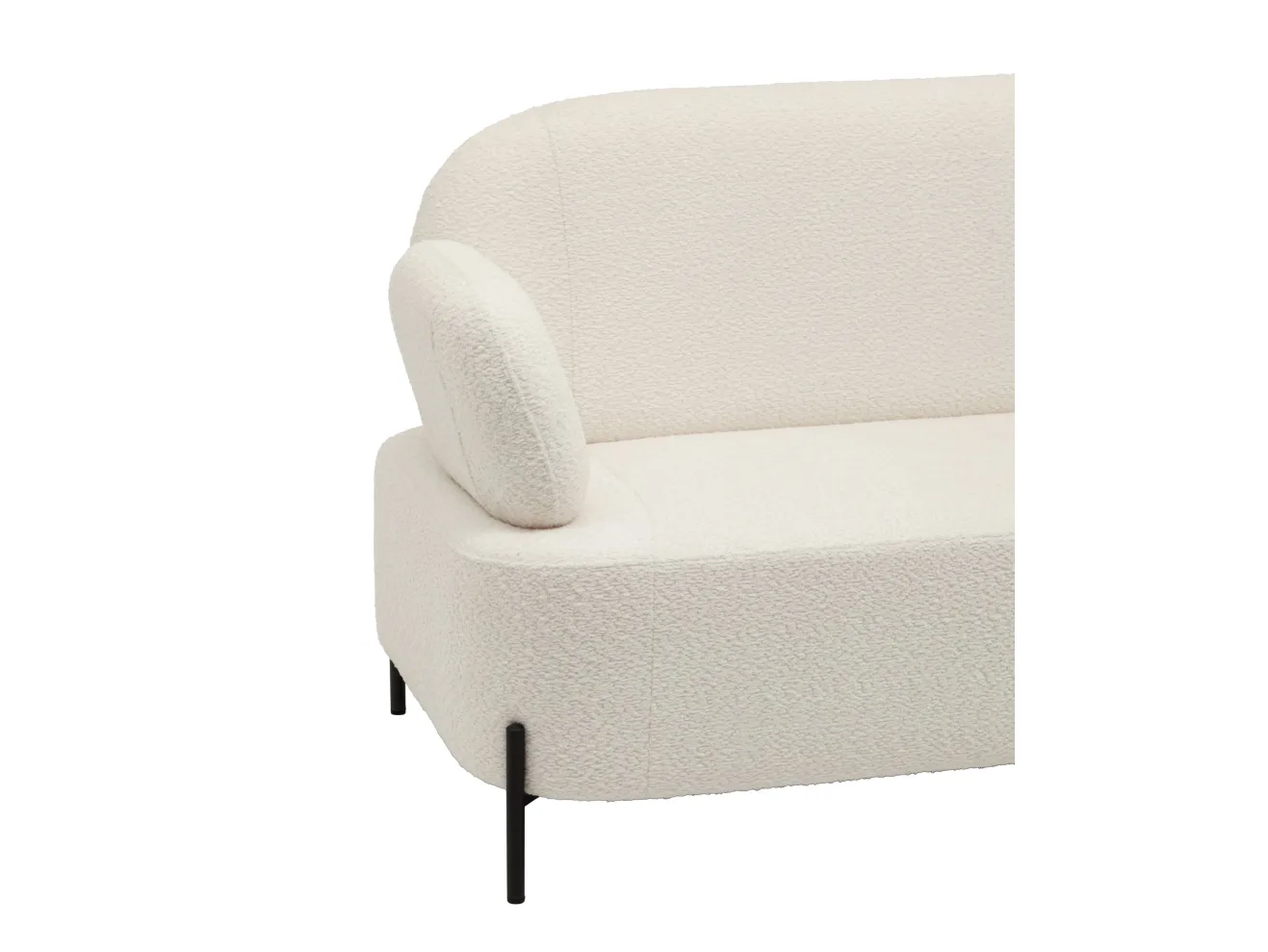 Диван STOOL GROUP Кэнди букле белый арт. 7111963905