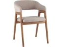 Стул STOOL GROUP Эйко массив дуба Велюр бежевый/Коньяк арт. 3438894606