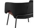Кресло лаунж STOOL GROUP Afrida Рогожка черный/бордо арт. 2871302604
