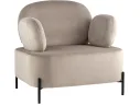 Кресло STOOL GROUP Кэнди с подлокотниками Велюр светло-серый арт. 9444525503
