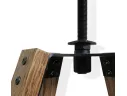 Стул барный деревянный SHT-ST29/S93 серый ral 7040/дуб брашированный корич/ч арт. 1751892302
