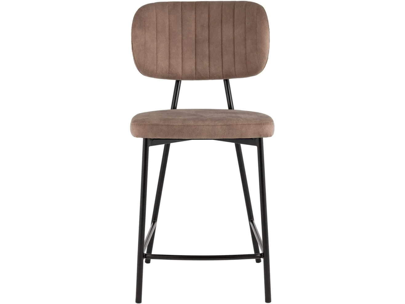 Стул полубарный STOOL GROUP Ханна Иск. замша коричневый арт. 4310681308