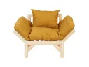 Кресло Мебелик Бинго savana plus yellow/лак арт. 6951680901
