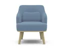 Кресло Мебелик Комфорт 5 катания дасти blue/лак арт. 6494475702