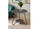 Стол журнальный Мебелик BeautyStyle 38 орех гикори grey/черный арт. 9590180402