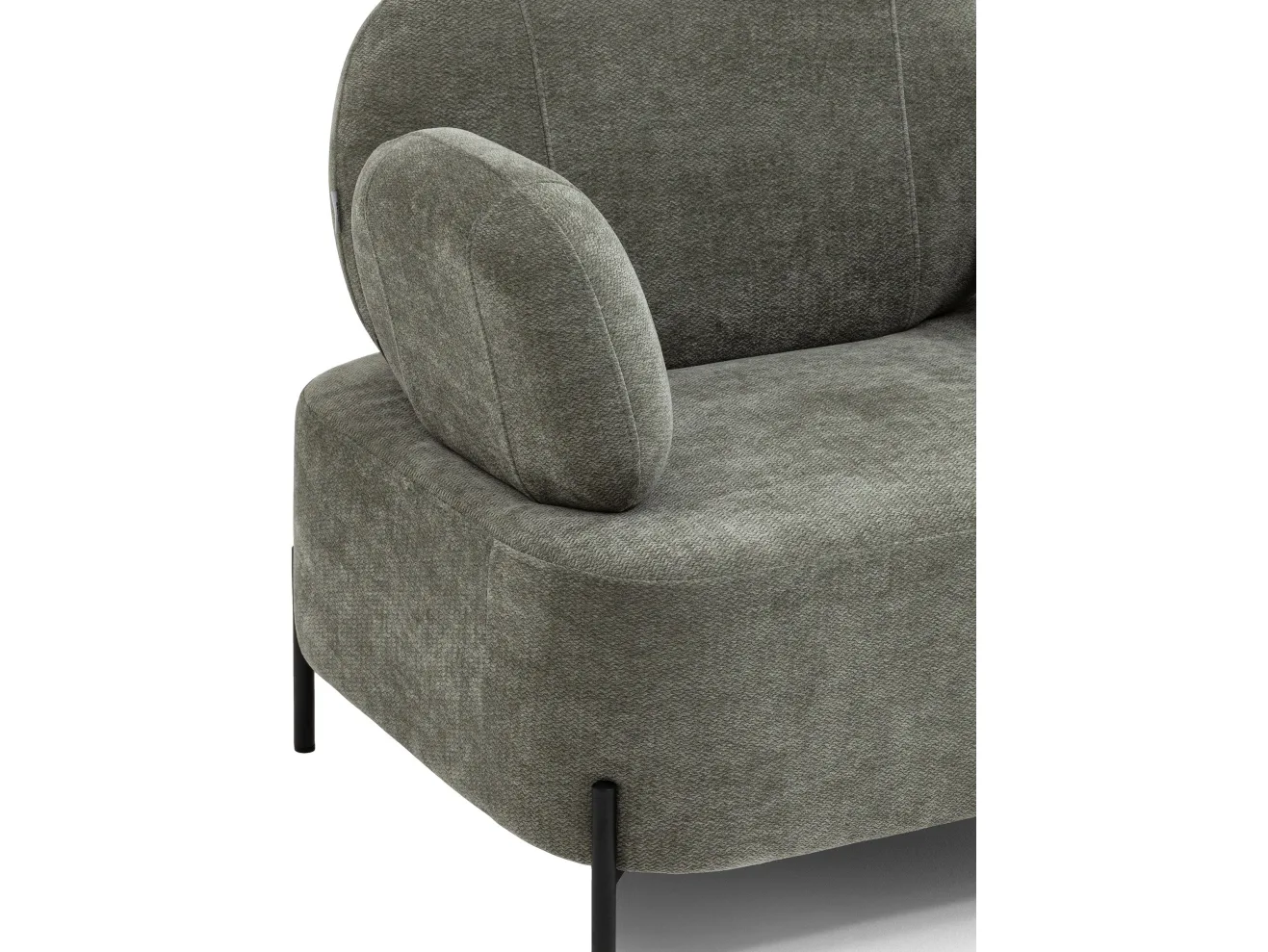 Кресло STOOL GROUP Кэнди с подлокотниками Шенилл зеленый арт. 9444525513