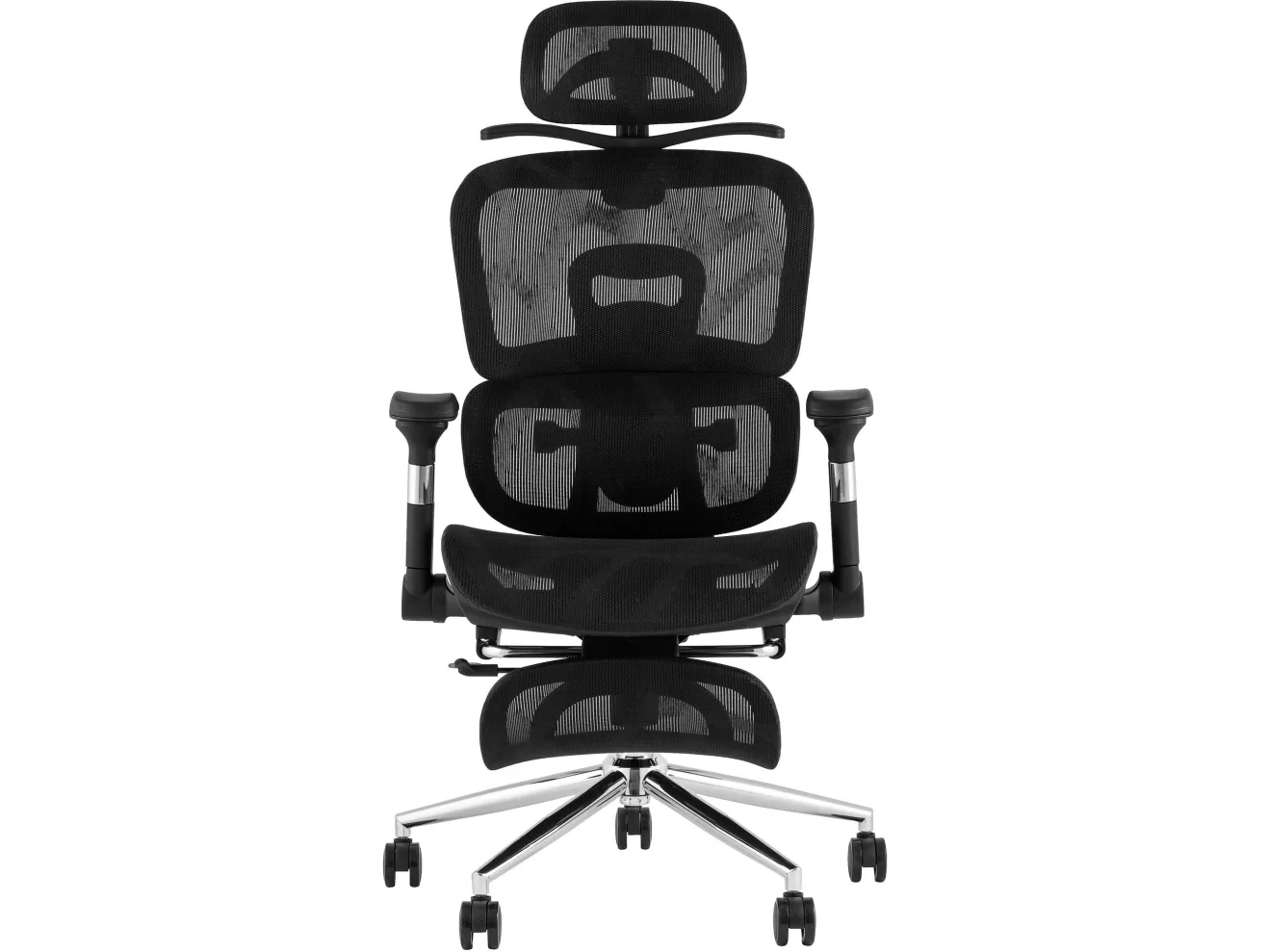 Кресло офисное STOOL GROUP TopChairs Stich с оттоманкой Черный арт. 5593111302