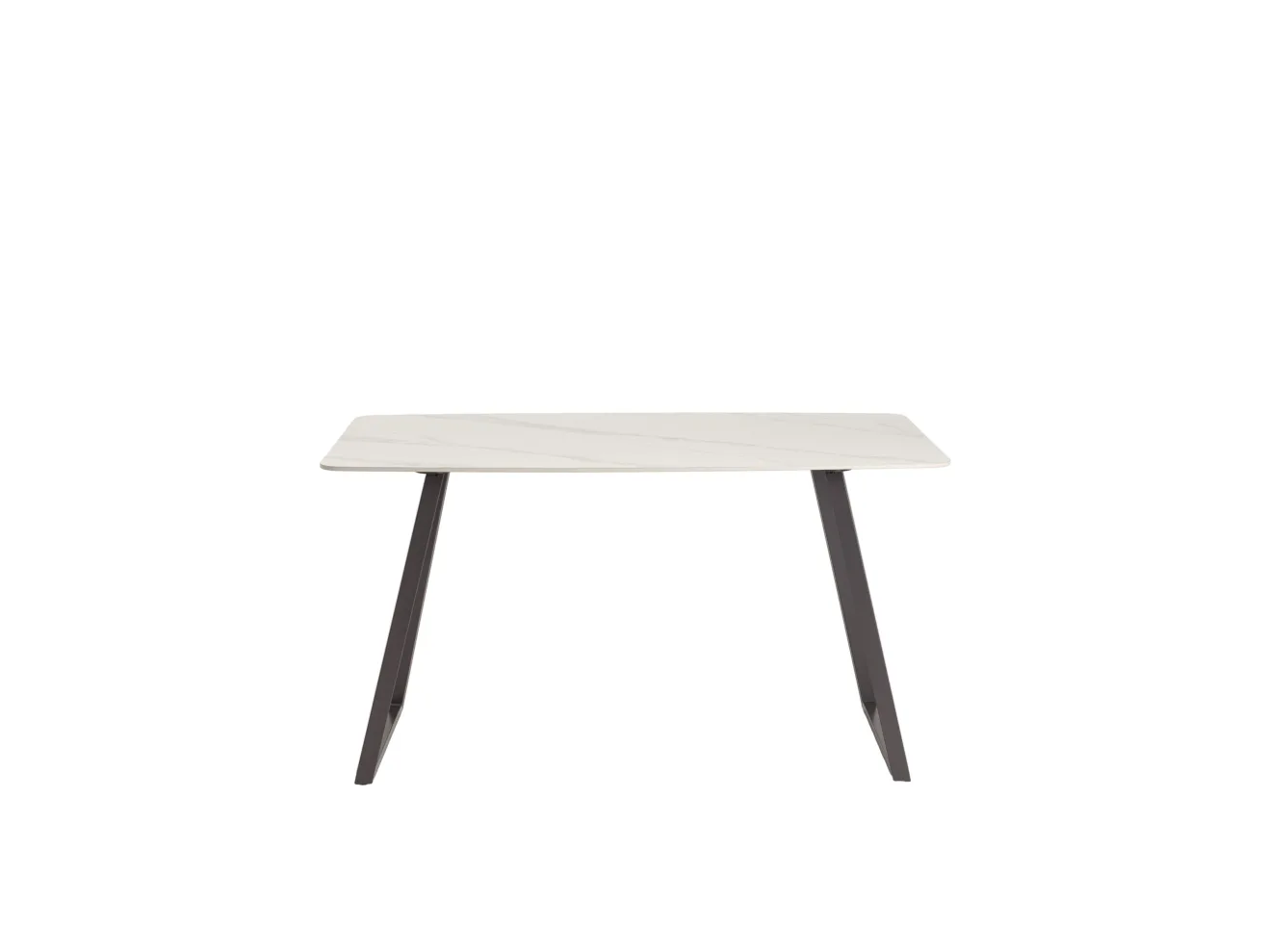 Стол обеденный STOOL GROUP Vermont 140*80 Керамика белая, ножки серые арт. 5221151101
