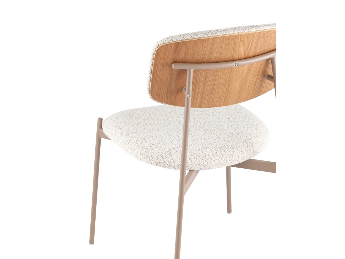 Стул STOOL GROUP Doe без подлокотников Светло-бежевый, бежевые ножки арт. 5067135402