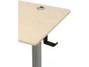Стол STOOL GROUP с регулировкой высоты 110х60 Серый, столешница светлое дерево арт. 3301841204