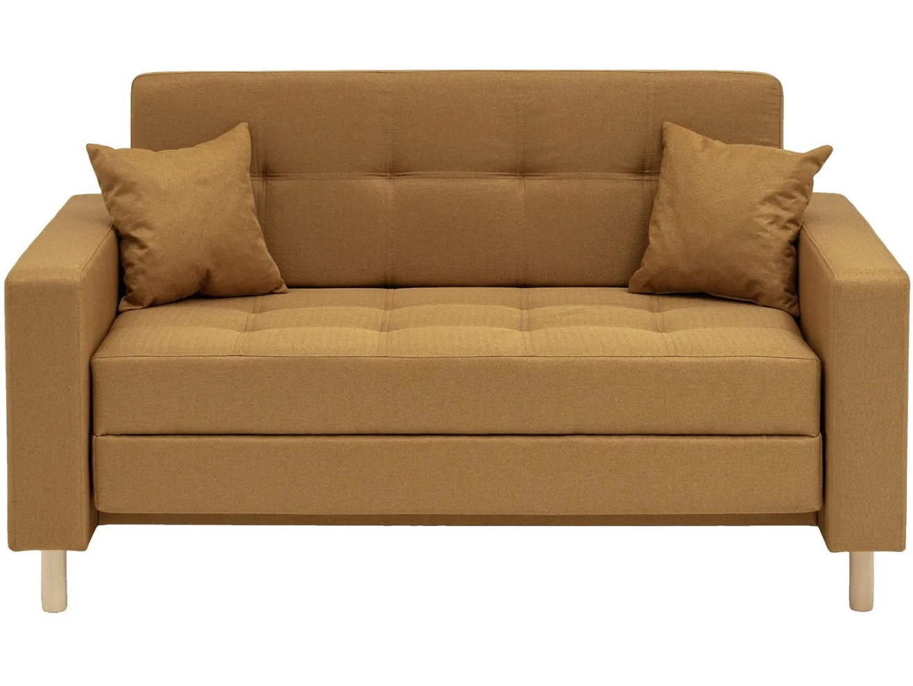 Диван-кровать STOOL GROUP Фрайдей Рогожка горчичный арт. 5244128808