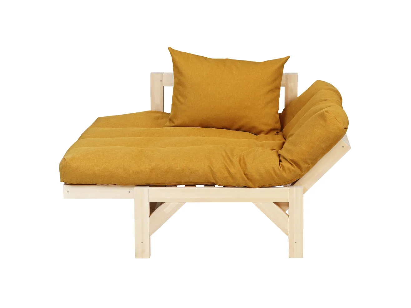 Кресло Мебелик Бинго savana plus yellow/лак арт. 6951680901