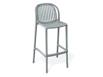 Стул барный Sheffilton SHT-S182-1 серый