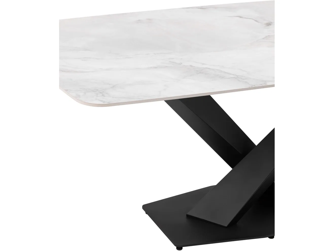 Стол обеденный STOOL GROUP Belle 180х90 белый мрамор арт. 7636799901