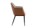 Стул обеденный STOOL GROUP Itan NC Коричневый с коричневой экокожей арт. 1175801901