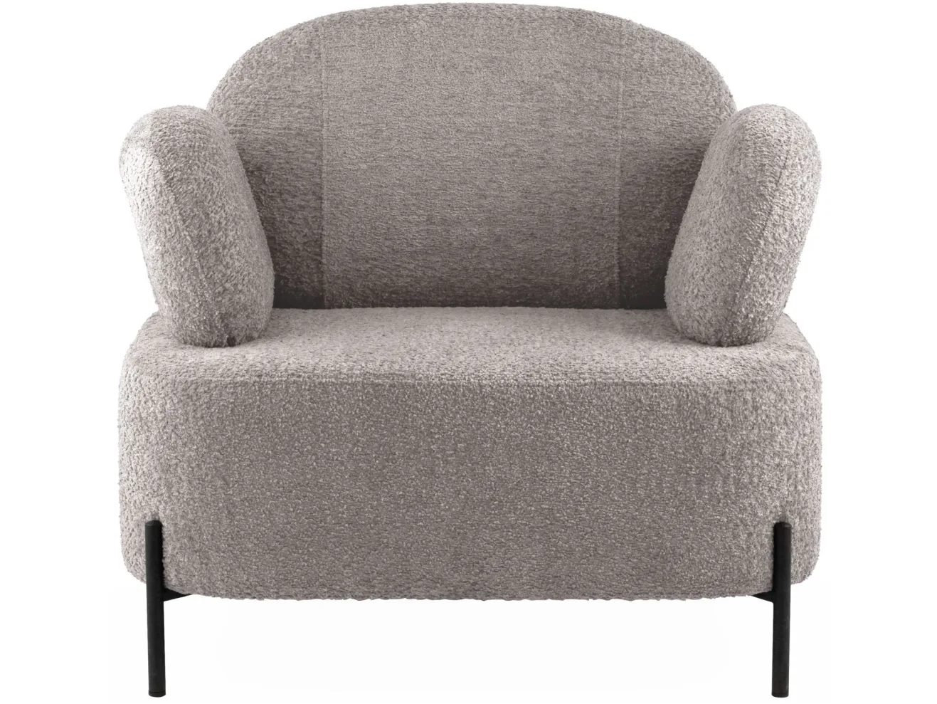Кресло STOOL GROUP Кэнди Букле светло-серый арт. 9444525509