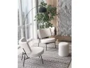 Кресло STOOL GROUP District Lounge Букле белый арт. 8681540001