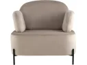Кресло STOOL GROUP Кэнди с подлокотниками Велюр светло-серый арт. 9444525503